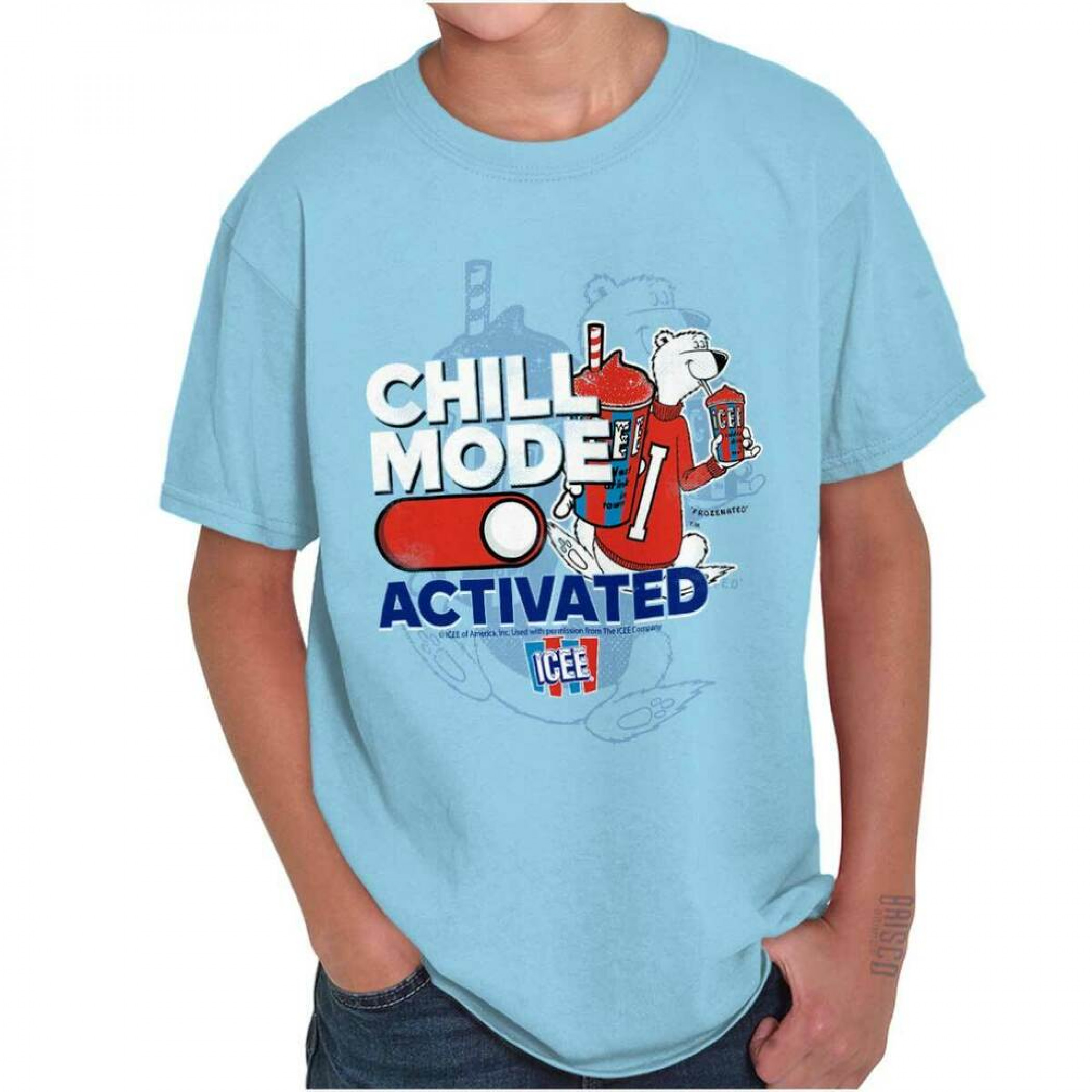 ICEE Bear Blue Chill Mode Activated T-Shirt